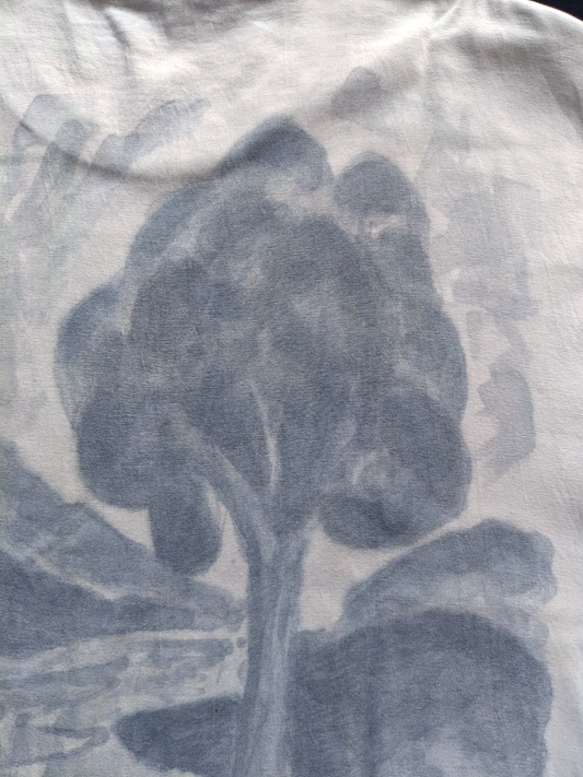 Hand painted crew neck tshirt