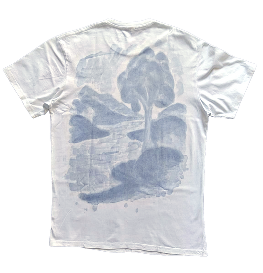 Hand painted crew neck tshirt