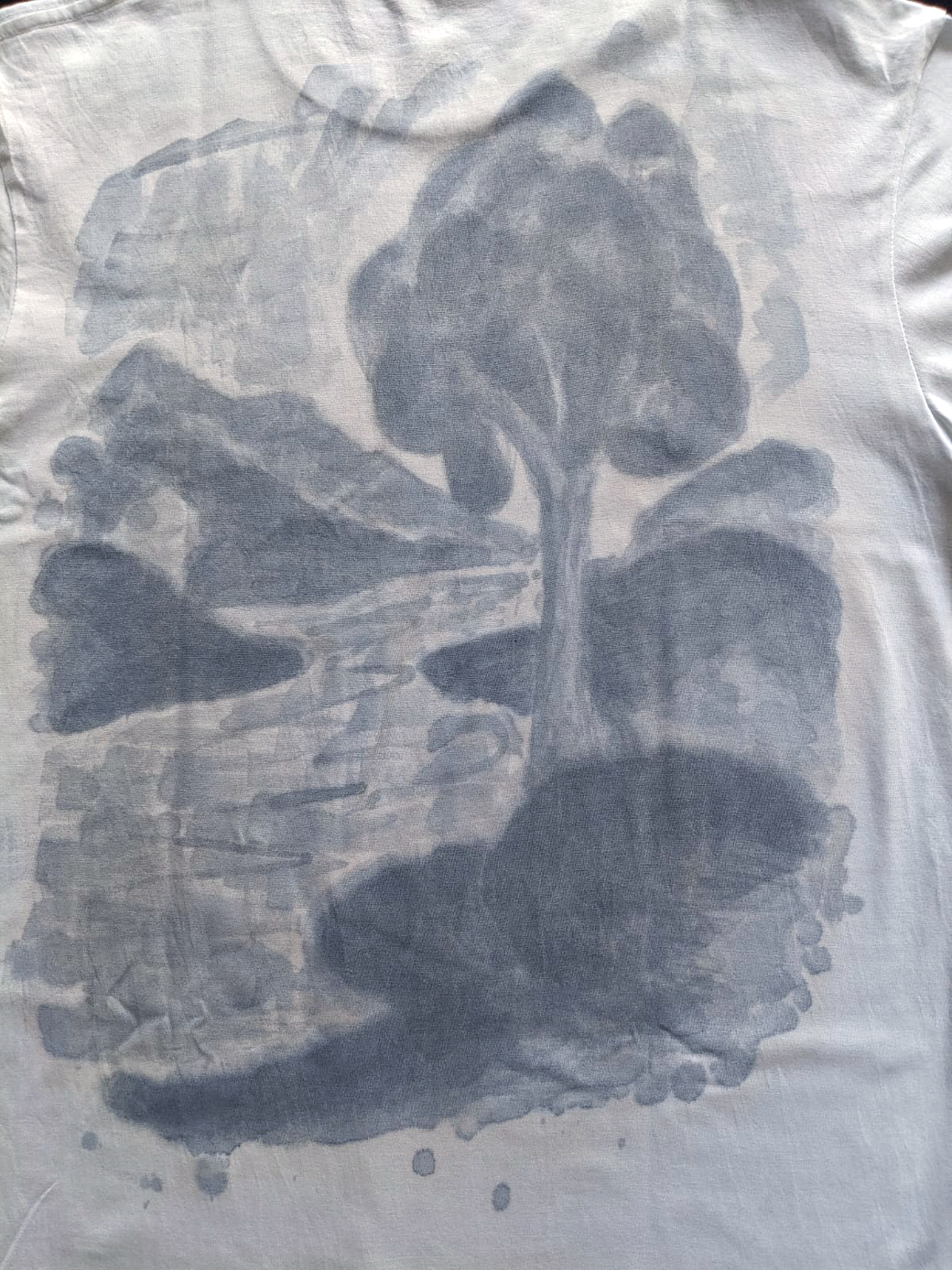 Hand painted crew neck tshirt