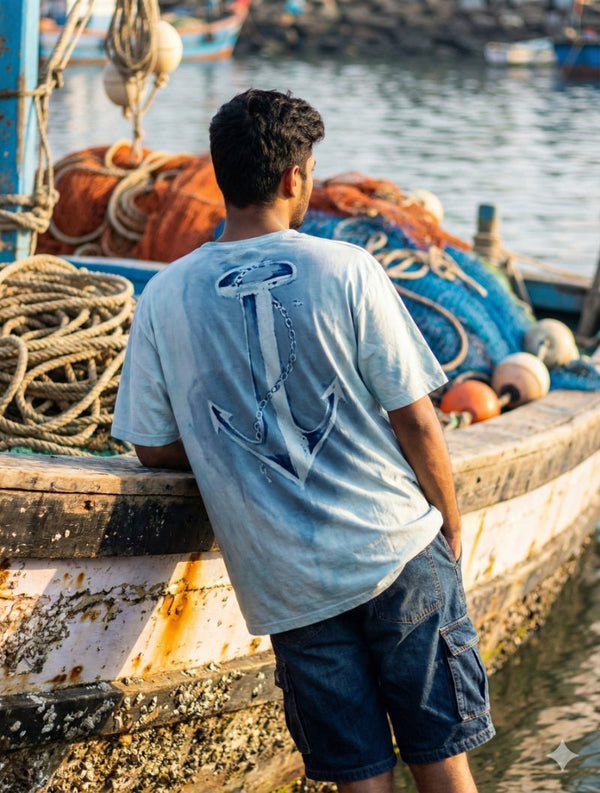 Azure Currents, Cotton Embrace — supima (WHITE · L)