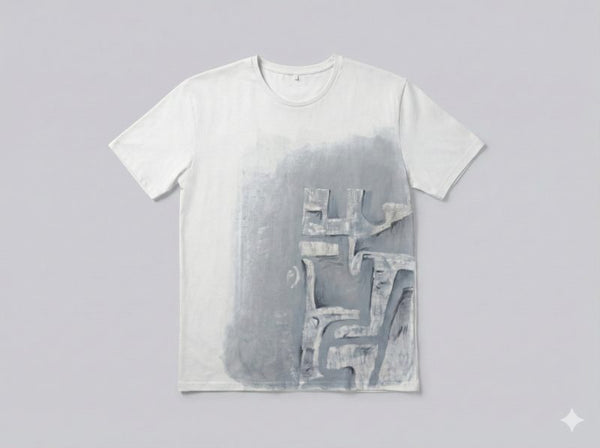 White Canvas, Form's Subtle Dance — supima (WHITE · XL)