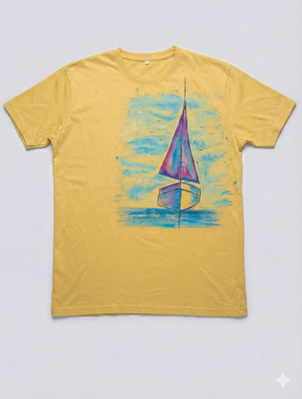 Drifting Sands, Artistic Spirit — tshirt crew neck (BEIGE · L)