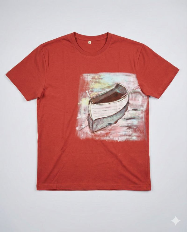 Coral Reef's Dancing Spirit — tshirt crew neck (CORAL · L)