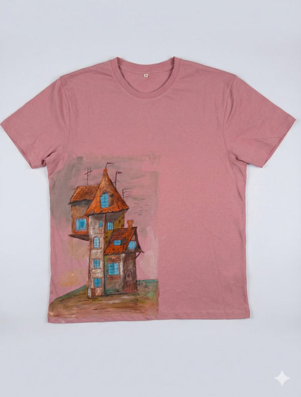 Fleeting Horizons, Anjalee's Dawn Song — tshirt crew neck (FLEMINGO · XL)