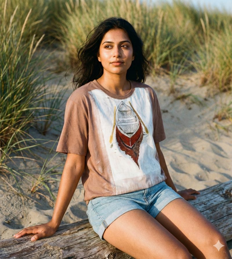 tshirt crew neck (MUSHROOM) — PH-tsh-MU-66AX