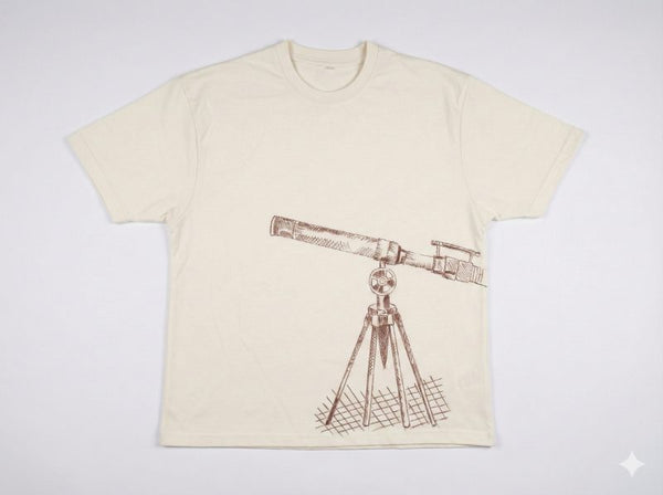 Cosmic Whisper, A Canvas of Thought — tshirt crew neck (WHITE · XL)