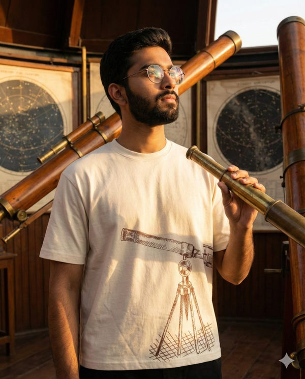 Cosmic Whisper, A Canvas of Thought — tshirt crew neck (WHITE · XL)