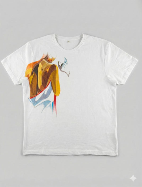 Echoes of Self, A Quiet Canvas — tshirt crew neck (WHITE · XL)