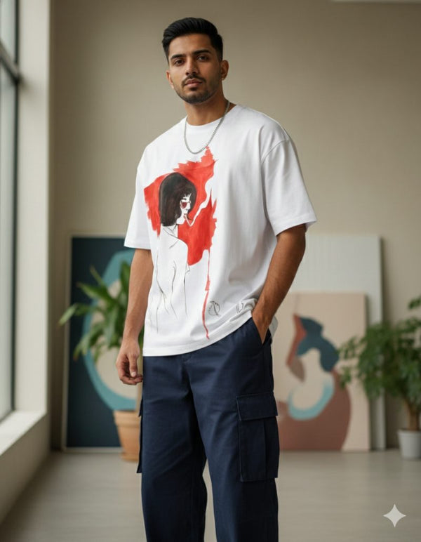 Echoes of Humanity, Cotton Dreams — tshirt crew neck (WHITE · M)